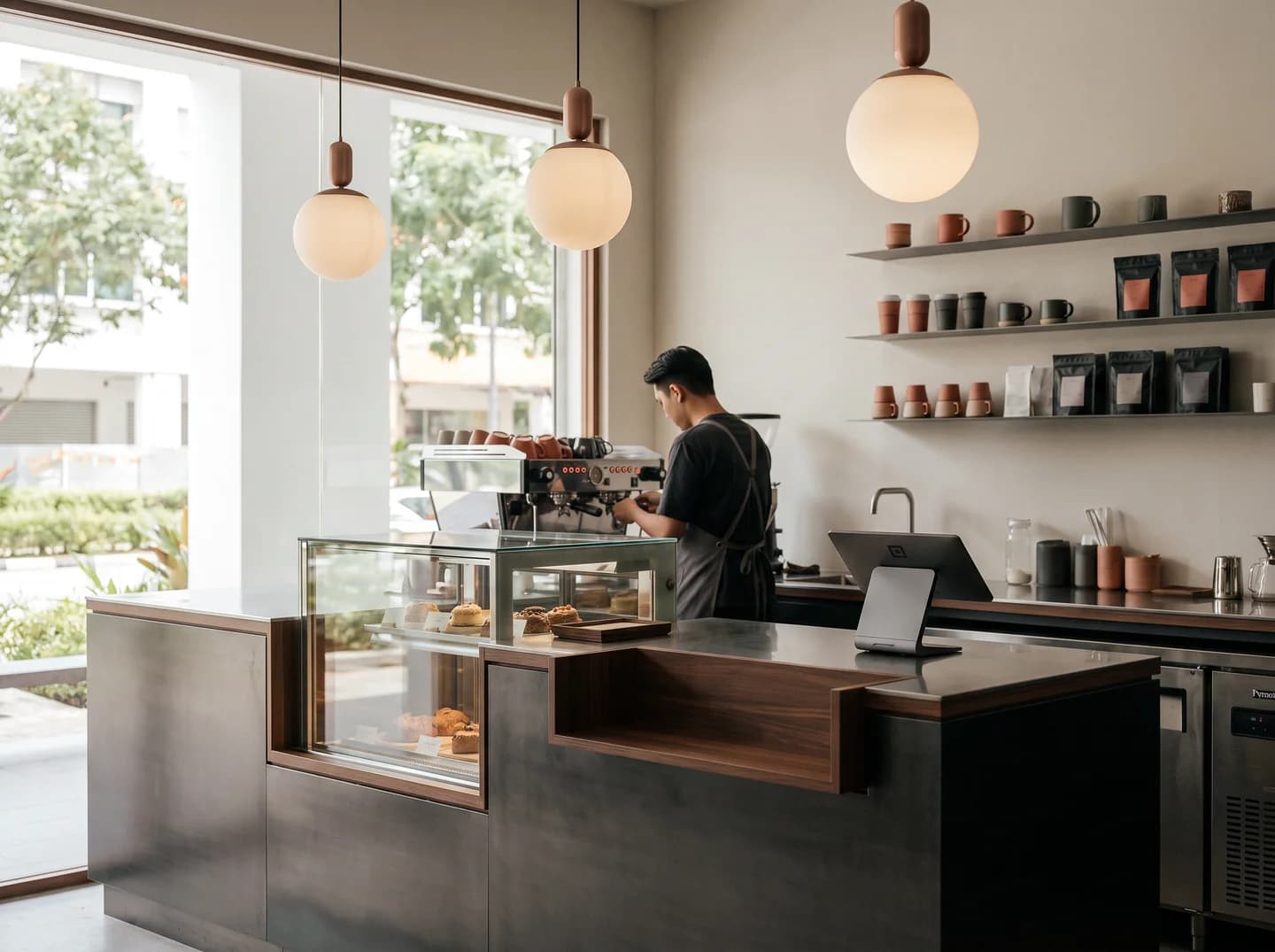 Illustrative retail & f&b environment